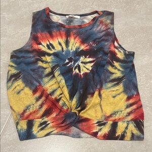 Tie-Dye Sleeveless Top